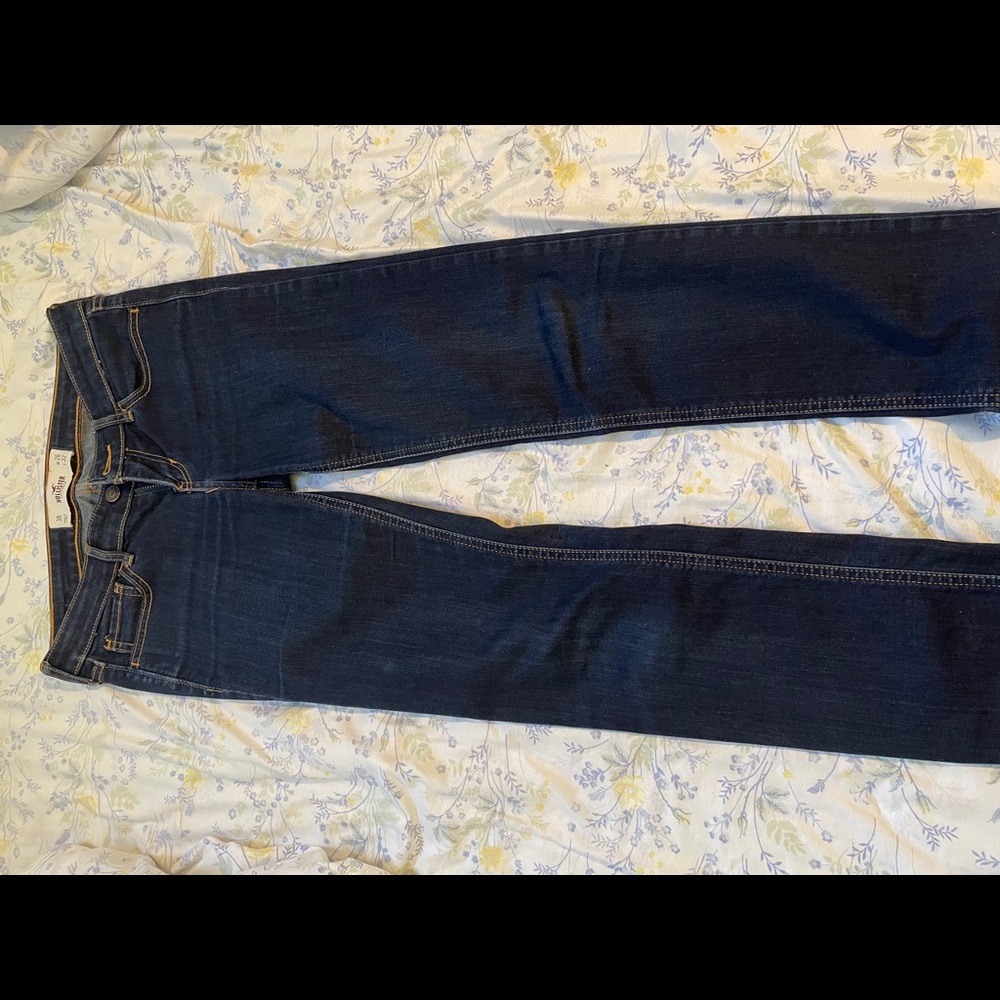 Hollister Straight Dark Jeans, 3R